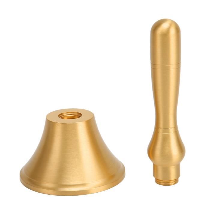 CLOCHE LAITON 120mm avec SUPPORT LAITON