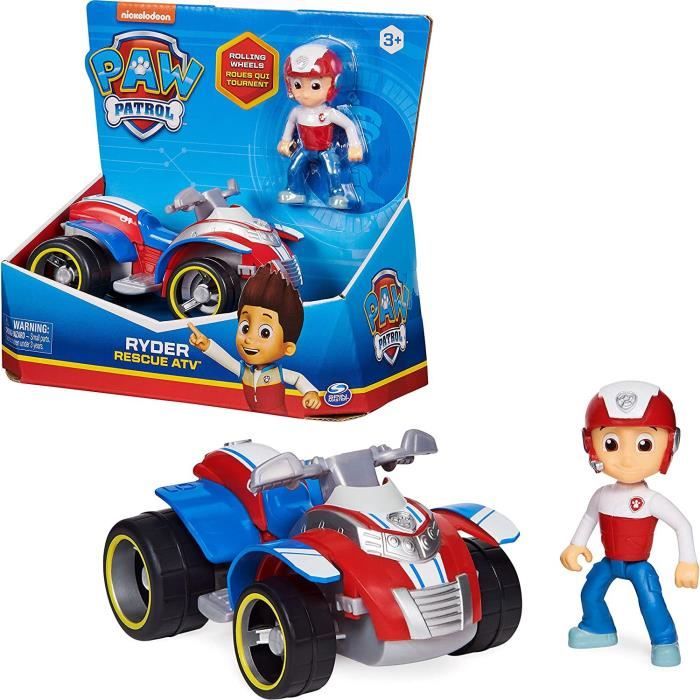 PAT PATROUILLE - VEHICULE + FIGURINE RYDER Paw Patrol - Véhicule