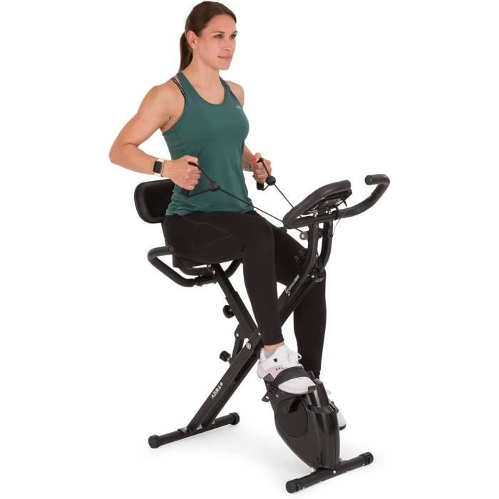 CAPITAL SPORTS Velo d Appartement Pliable Velo d Exercice Cardio training Cross Trainer pour la Maison Home Trainer Pedalier57 Cdiscount Sport