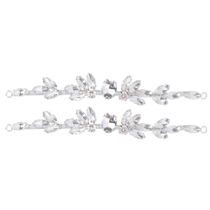 90 Yards Cristal Strass Fermer Chaîne 3mm Coupe Griffe Chaîne