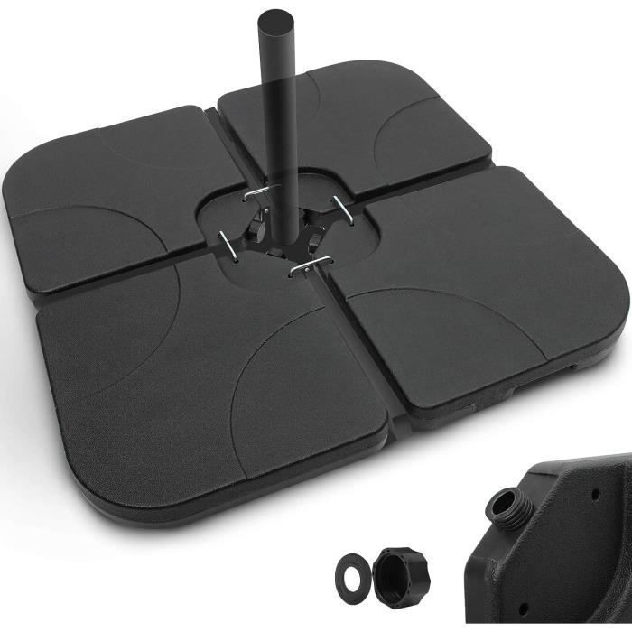 ToCi Ensemble De 4 Poids Pour Supports De Parasol Éléments 52 X 52 X 12