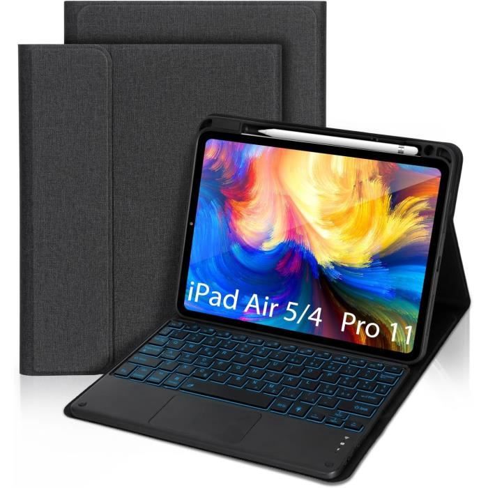 Étui Clavier Amovible Pour IPad Air 11 (2024/2022/2020) – Protection Intelligente 2 En 1, Clavier Bluetooth Et Porte-stylo – Rose - 9