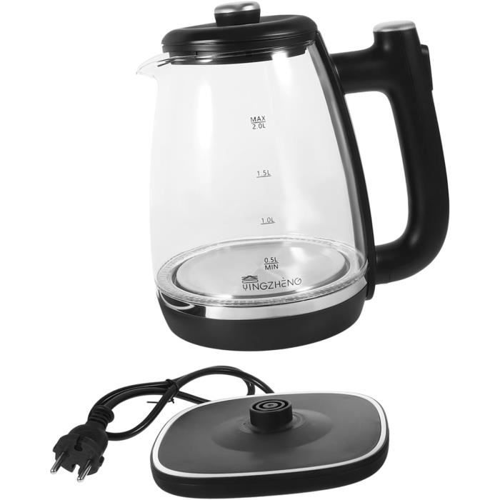 Adler AD 1238 Bouilloire électrique, Verre, 1 Liter, Beige