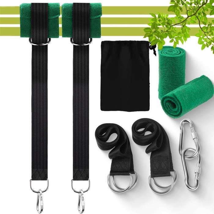 Fixation De Balançoire, Kit De Fixation Pour Hamac Avec 2 Coussins De Protection D
