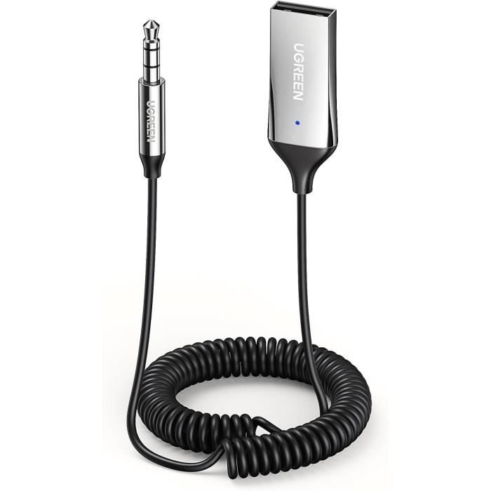 Adaptateur Recepteur Bluetooth 5.0 Jack 3.5 Pour Voiture Autoradio Prise Casque Chaine Hifi Ordinateur Hightechnology - TV Son Photo