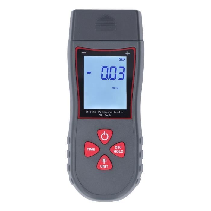 Manomètre Numérique Différentiel 2 Tuyaux - Testeur Pression D'Air Micro ±2,999 Psi