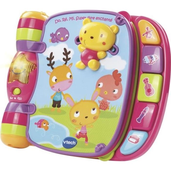 Vtech baby - do re mi super livre enchante, jouets 1er age