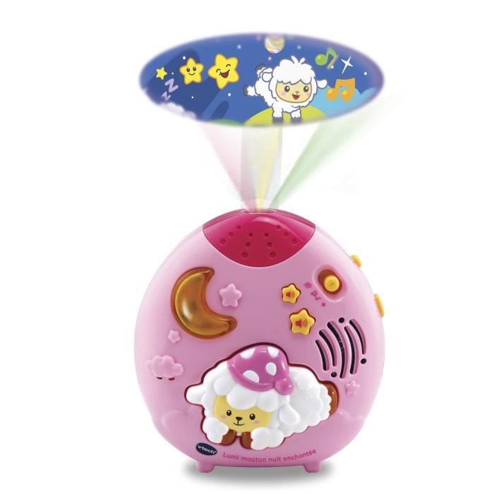 VTECH BABY - Veilleuse Lumi Mouton Nuit Enchantée Rose