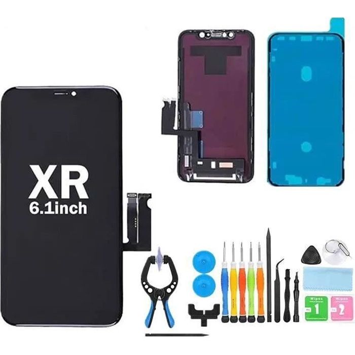 Écran LCD Complet Pour IPhone XS Max Noir Avec Outils - Neuf, Vitre Tactile, Garantie 1 An