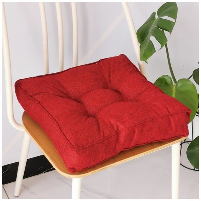NeuWee Coussin De Chaise Galette Confortable 40cm Vert Foncé - Siège Doux Pour Cuisine, Salon, Bureau Et Jardin