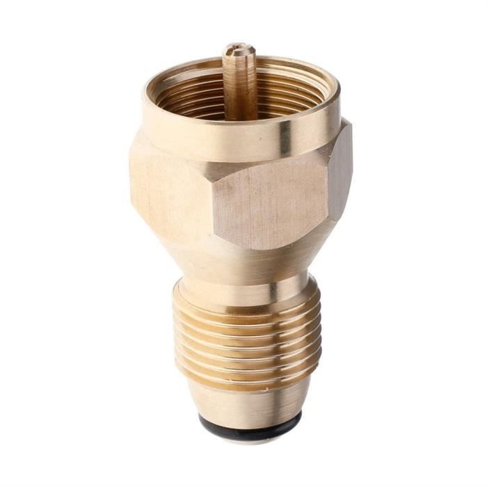 Adaptateur De Recharge Pour Bouteille De Propane QCC1 - Coupleur Laiton Pour Remplissage Facile - Pour Camping, Barbecue