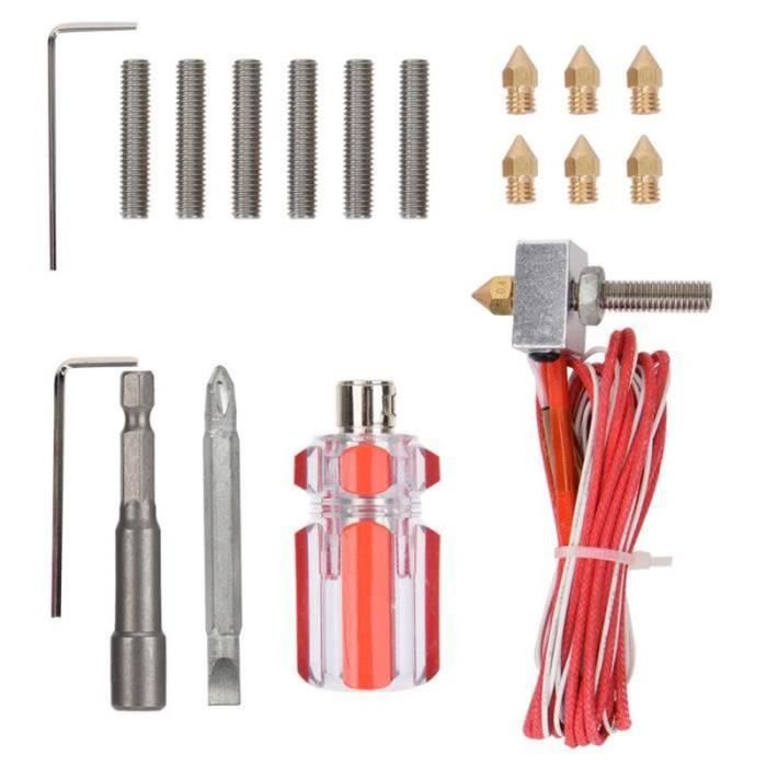 Lot De 2 Buses MK10 M7 0,4 Mm + 2 Tuyaux PTFE Pour Imprimante 3D - Pièces De Rechange Et Réparation