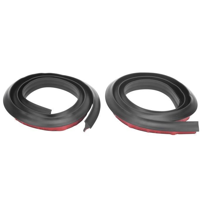 Baceyong Bande De Protection Sourcil De Roue Voiture 5,5 Cm × 1,5 M – Look Racing Noir Mat – Protection Anti-rayures & Gravillons