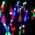 DAMILY®  Guirlande lumineuse solaire lumières Extérieur Intérieur Jardin Patio Maison Fête de Noël Mariage Décoration LED de couleur-1