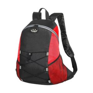 Grand Sac De Sport Le Coq Sportif – Rouge Et Noir, 70x30x35 Cm, Protection Caoutchouc