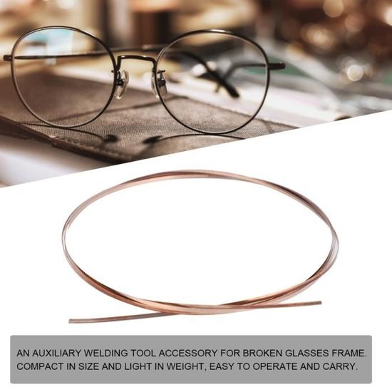 R paration de monture de lunettes fil de soudure de lunettes fil