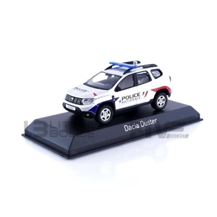 Voiture Miniature Norev 1:43 - Dacia Duster Police Nationale 2021 - édition Limitée Argentée - Neuve