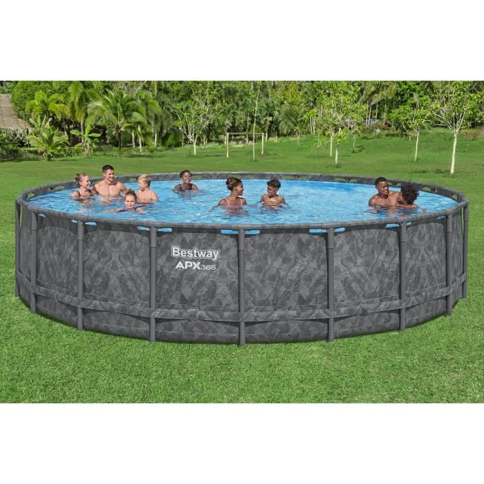 Kit Écumoire Piscine Hors Sol SP1091LX - 15,2 Cm ABS Anti-UV - Filtration Efficace Débris & Feuilles