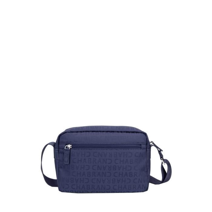 Sacoche zippee porte croise Prado Chabrand 84202711 Bleu Cdiscount Bagagerie Maroquinerie