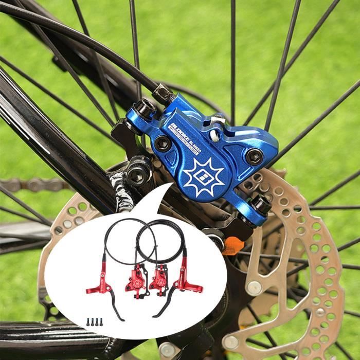 Kit de frein à disque hydraulique VTT pour vélo de route de montagne Frein  à disque hydraulique Rouge L Arrière D Avant - Cdiscount Sport