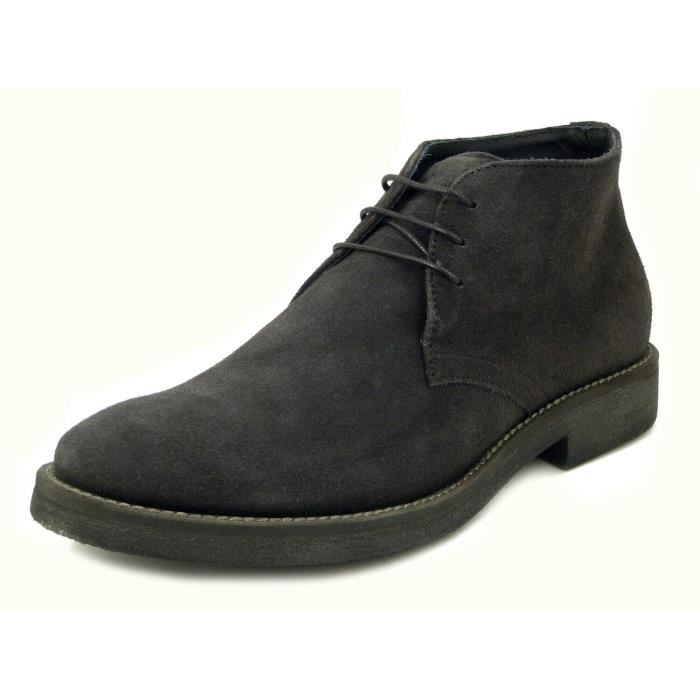 Bottine homme daim noir online