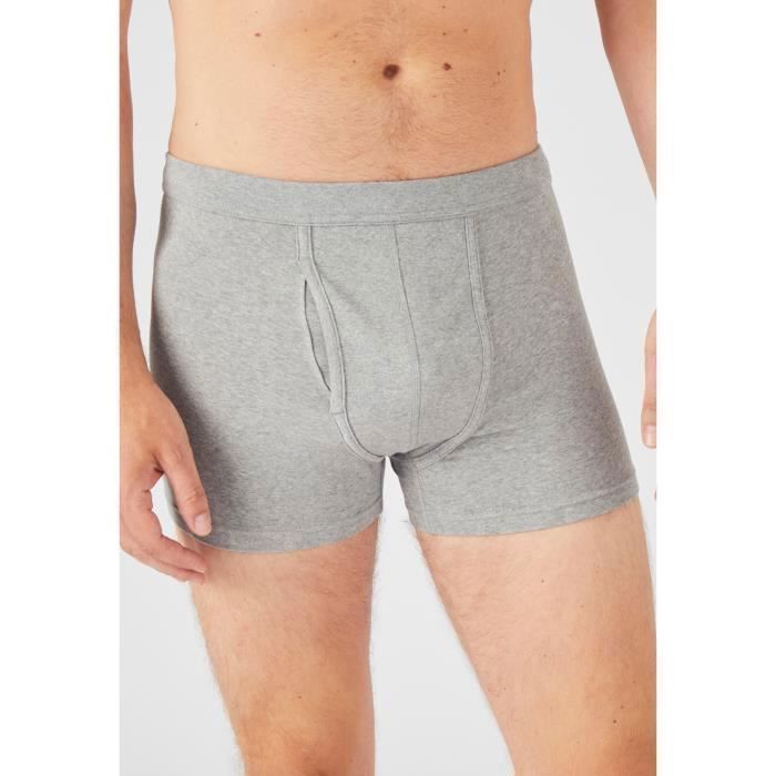 Boxer Damart Lot de 2 boxers ouverts homme Gris Chin Clair
