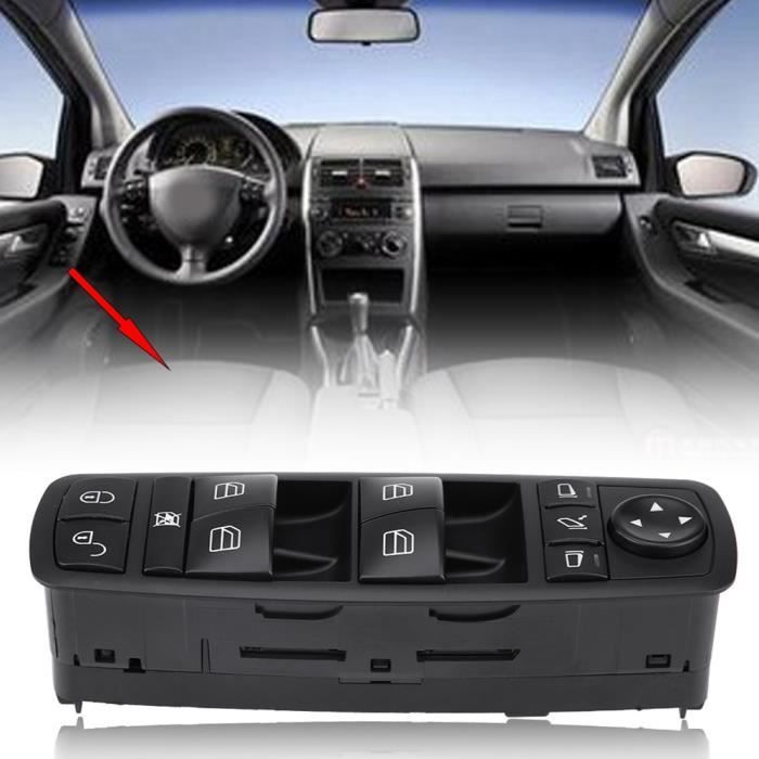 KIMISS Interrupteur Lève Vitre,Bouton Leve Vitre Interrupteur de fenêtre principal pour W169 A-Classe W245 Classe B 1698206710