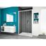 Paroi Douche Porte Coulissante Smart C Kinedo Verre Transparent Et