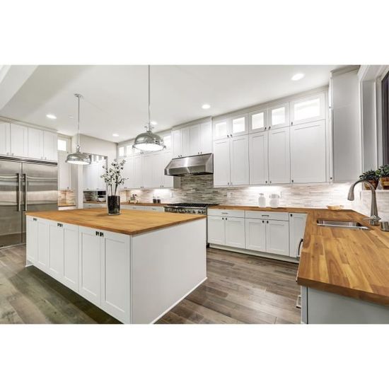 Plans De Travail En Bois Massif Acacia Interbuild 2200x635x26 Mm Teck Dore 1 Piece Paquet Achat Vente Plan De Travail Plans De Travail En Bois Ma Cdiscount