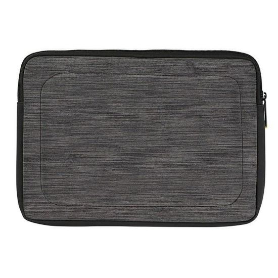 Sacoche Pour Netbook 11,6 Pouces Techair - Gris Extérieur, Doublure Orange - Protection Renforcée - Bandoulière Détachable - Dimensions 31x21x4,5 Cm - 2