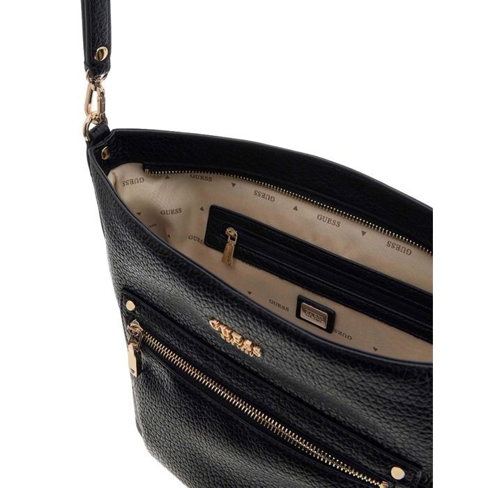 GUESS Sac à épaule noir pour femme - Marsha Crossbody Bag 333174 noir ...