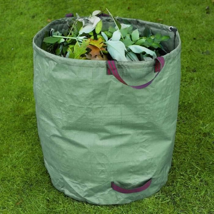 4x Sacs Jardin 272L Indéchirables Vvhippo - Big Bag Autoportant Avec Poignées Étanche