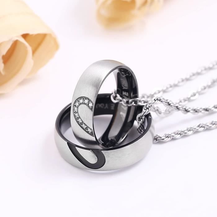 Collier bague 2025 homme