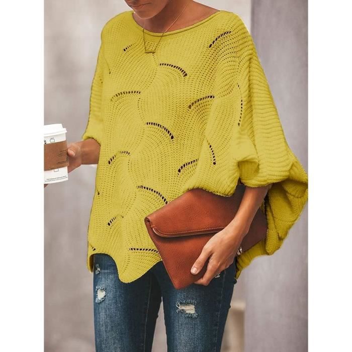 Pull manche chauve souris store