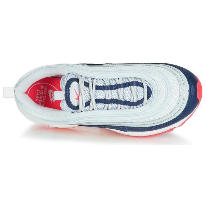 Basket mode Nike Air Max 97 Blanc Blanc Cdiscount Chaussures
