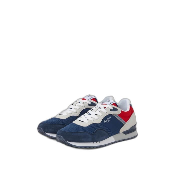 Baskets Pepe Jeans London One Vinted navy 45 Navy Cdiscount