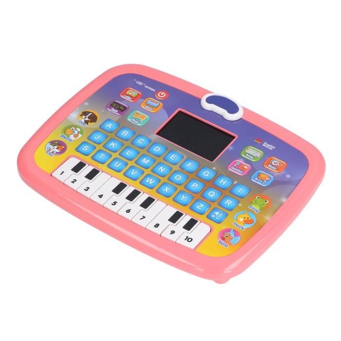Ordinateur Portable Jouet éducatif Pour Enfants 3-7 Ans - Avec Musique Et Sons - Poignée De Transport - Apprentissage Ludique - 12