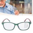 Cuque Lunettes pour lire Lunettes de lecture multifocales anti-fatigue visuelle lunettes anti-rayons bleus presbytes(+300 Vert)-3