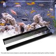 VGEBY Peigne de déversoir Aquarium Overflow Comb 320mm Length Black Fish Weir Comb animalerie aquarium-3