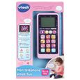 Téléphone Emoti'Fun - VTECH - Rose - Enfant 18 mois - 12 touches lumineuses et tactiles-3