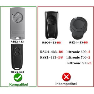 Télécommande De Garage Chamberlain - Lot De 2 - Compatible ML1000EV, ML700EV, ML500EV, ML510EV - Fréquence 433,92 MHz - 10