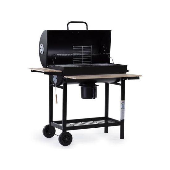 Barbecue Charbon De Bois King 95 X 63 X 105 Cm Noir Achat Vente Barbecue Barbecue Charbon De Bois King Cdiscount