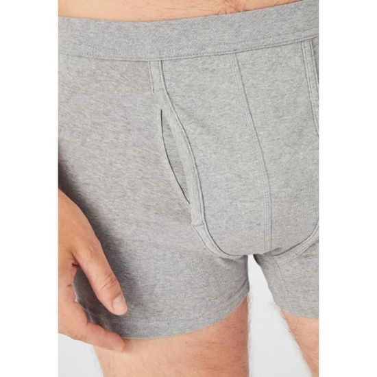 Boxer Damart Lot de 2 boxers ouverts homme Gris Chin Clair