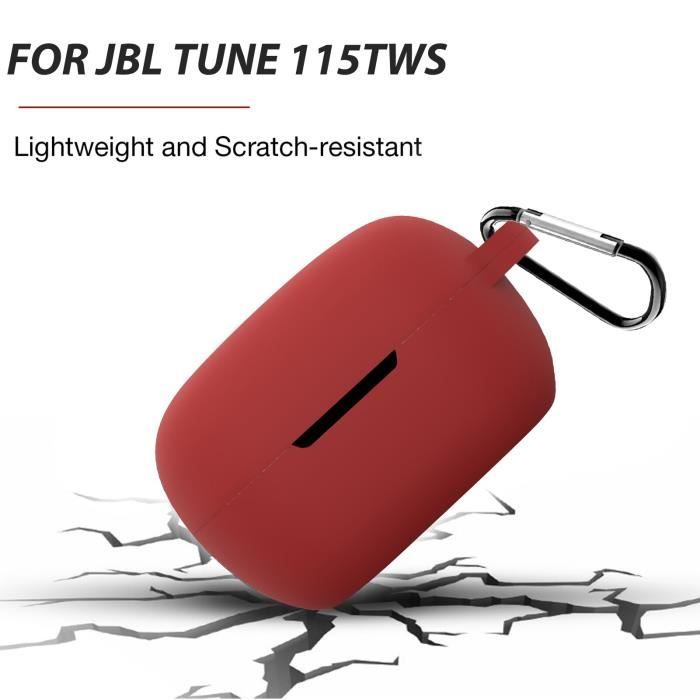 Coque en silicone pour écouteurs JBL Wave Beam, coque de protection  anti-chute pour écouteurs Bluetooth avec mousqueton - AliExpress