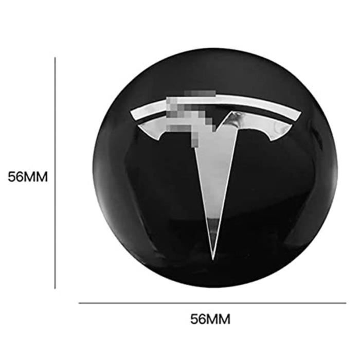 Cache Moyeux Pour Tesla Model 3 , 20 Packs Cache Boulons Et écrous De Roue,  4 Packs Enjoliveurs avec Logo T ,Moyeu De Roue Central, Capuchons De