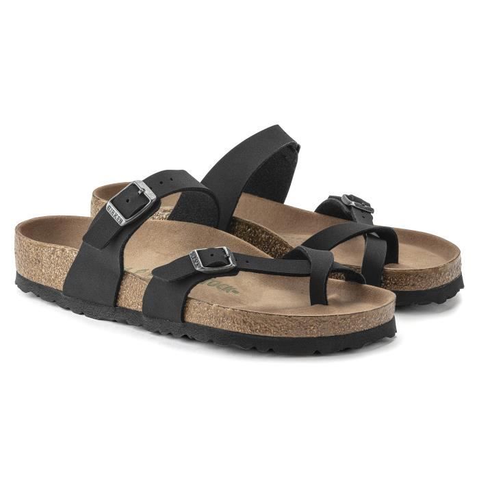 Sandales femme Birkenstock Mayari Vegan Birko-Flor Birkibuc Large