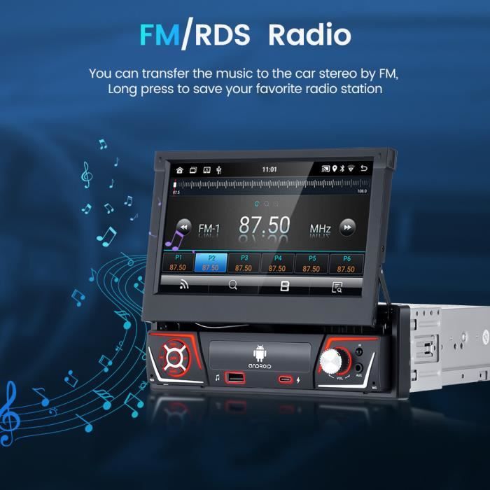 1 DIN Android Car Radio PARA Carro Autoradio 7'' Automatic