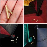 10 Ensembles Kit De Réparation De Clous Et D'écrous D'éventail Pliant À Main Attaches, 2.90X0.50X0.50CM - Bricolage