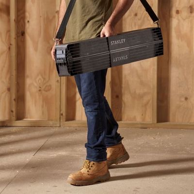 Paire De Tréteaux Pliables WORHAN – Support Réglable En Hauteur (61–82 Cm) – Charge Max 1180 Kg – Pieds Antidérapants – Idéal Bricolage, Chantier