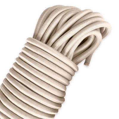 Sandow Élastique Pro 9 Mm – 50 M Ivoire, Anti-UV, Fixation Bâches & Charges